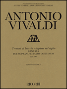 Cantata for Soprano/Basso Continuo Vocal Solo & Collections sheet music cover